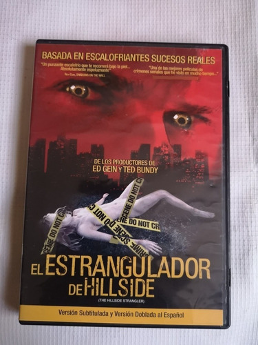 El Estrangulador De Hillside Película Dvd  Terror Suspenso 