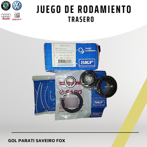 Kit De Rodamiento Trasero Con Estopera Vw Gol Parati Fox 