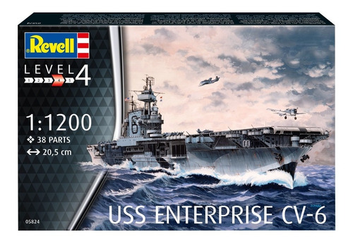 Uss Enterprise Cv-6 By Revell # 5824   1/1200