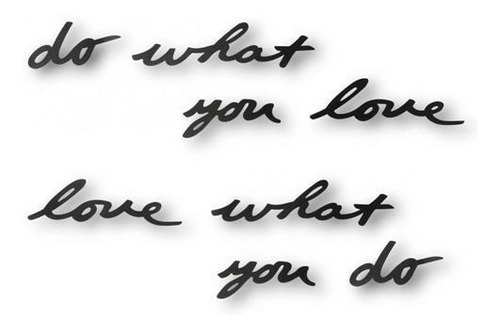 Imagem 2 de 3 de Display Decorativo De Parede Mantra Umbra - Do What You Love