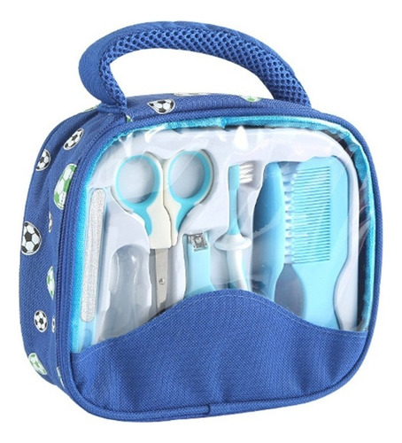 Set De Cuidados Para Bebe Manicure 7 Pcs Con Bolso De Viaje