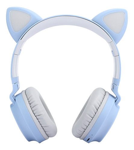 Auriculares Bluetooth 5.0 Con Forma De Oreja De Gato, Con Ca