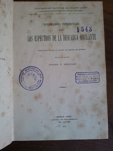 Imagen 2 de 6 de Los Espectros De La Descarga Oscilante - Adolfo Williams Uba