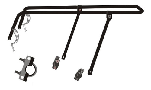 Imagem 6 de 6 de Bagageiro Traseiro Para Bike Aro 26/29