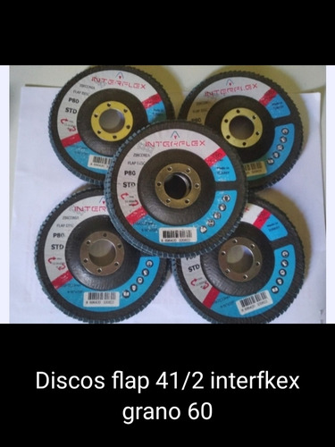 Flap Disc Interflex 41/2 Grano 60 Zirconia 