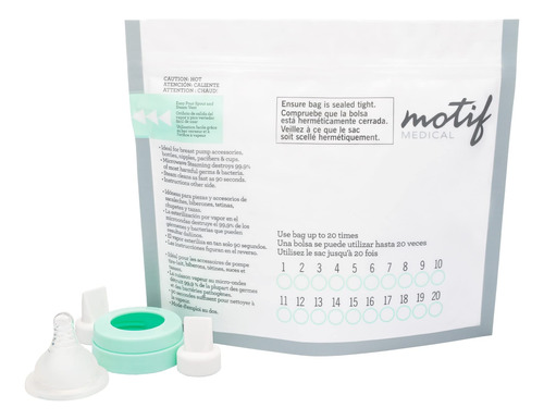 Motif Medical, Bolsas Esterilizadoras Para Microondas, Paque