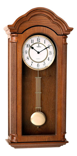 Reloj De Pared De Péndulo, Reloj De Madera Decorativo Sile.