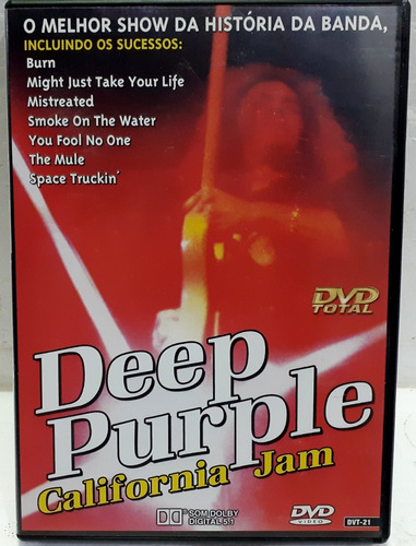 Operación posible repertorio hasta ahora Deep Purple California Jam Dvd Nacional Frete 15,00 | MercadoLivre