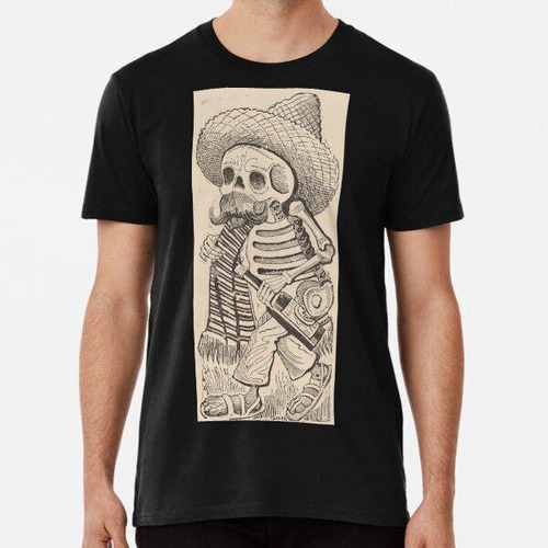 Remera Calavera Maderista De José Guadalupe Posada Algodon P