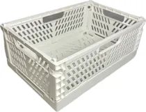 Comprar Canastos Plasticos Organizador Mediano Plegable X3 Unidades