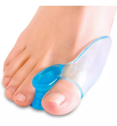 Corrector De Juanetes Hallux Valgus Pie Ortopédico Azul Par