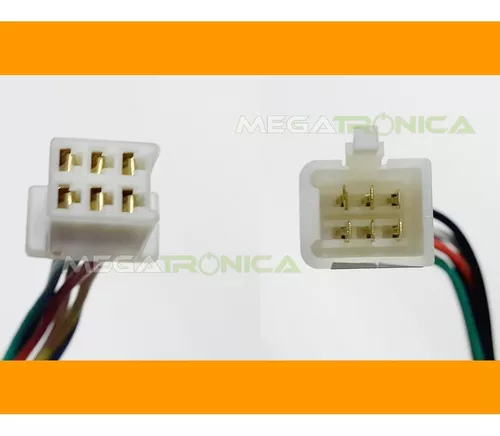 Ficha Cable Conector Empalme 6 Vias Parlantes X 50 Unidades