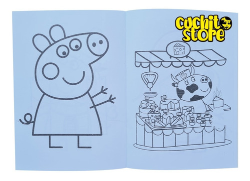 Pack 4 Libros Peppa Pig Para Colorear Pintar
