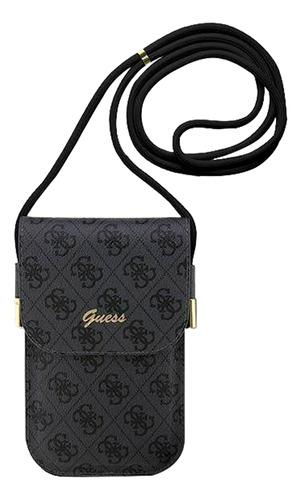 Morral Guess Metal Logo Negro Universal