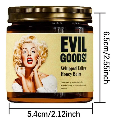 Para Crema De Cebo De Res Con Balsamo De Miel 100ml, Crema