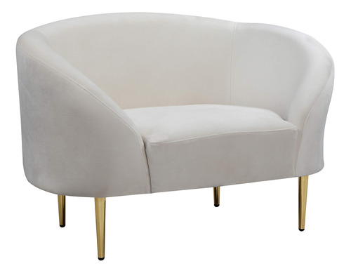 Meridian Furniture Ritz Collection Modern | Silla Tapizada .