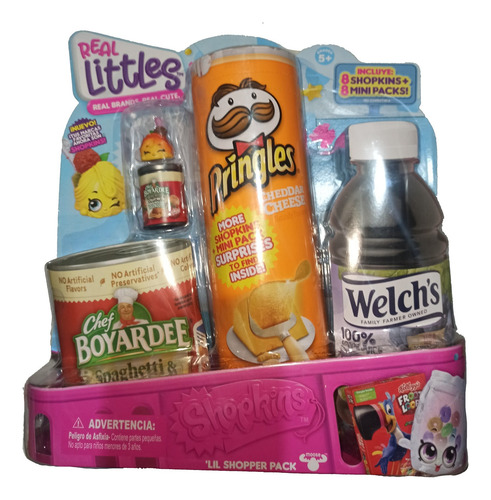 Shopkins Real Littles Pringles Shopper Pack 16 Piezas Mini P