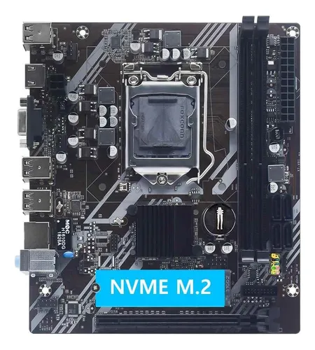 Placa Madre Mucai H61 1155 Core I3 I5 I7 M.2 Nvme Ddr3 32gb