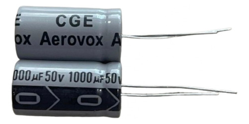 4pcs Capacitor Electrolitico 1000uf 50v 2.5x1.3cm