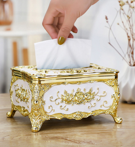Elegante Caja De Papel Higiénico Retro Pequeña