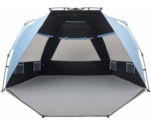 Carpa De Playa Easthills Para Exteriores, 4 Personas, Xl, Az