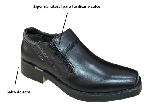 Sapato Masculino Urban Way Ferracini - 6629106a Preto 01