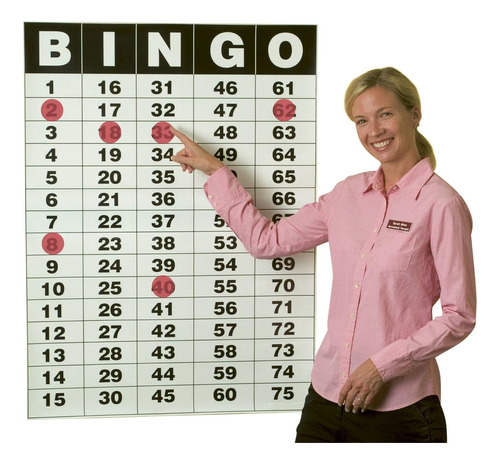 Giant Bingo Masterboard Poster (41  H X 30.5  W) And St...