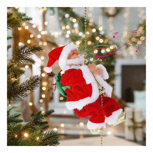 Batería De Escalada Eléctrica De Santa Trepadora Santa Claus