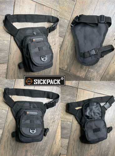 Piernera Muslera Táctica Sickpack Ry03 4 Compartimientos