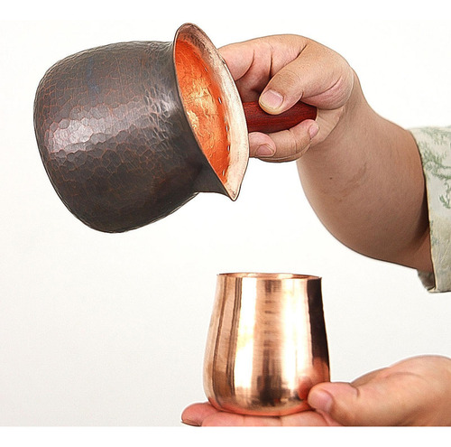 Taza De Té De Cobre Pura Taza De Té Taza De Bebida 240 Ml