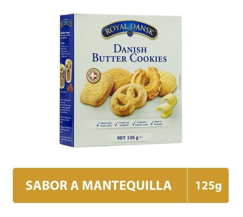 3 Galletas Danesas Royal Dansk 125g Galletas Mantequilla