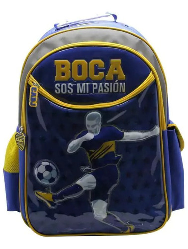 Mochila Boca Juniors Espalda 18 PuLG Cresko Legitima Bo 285 Color Azul