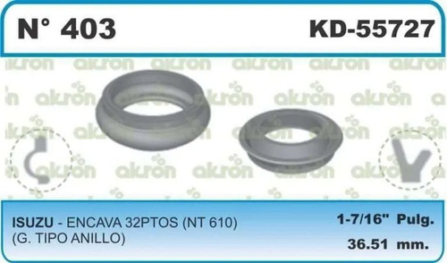Kit De Repacion Caliper Encava 32 Puestos /nt610  D 1-7/16 