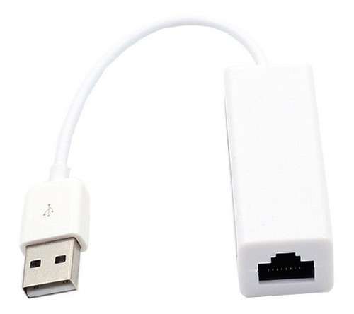 Imagen 2 de 3 de Adaptador Ethernet Usb Tarjeta De Red Usb 2.0 Usb A Internet