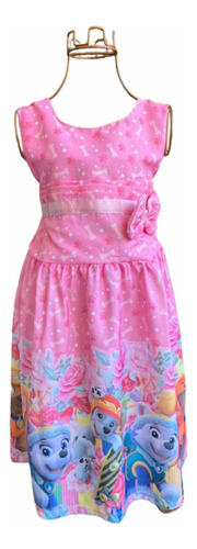 Vestido De Festa Infantil Temático Patrulha Canina