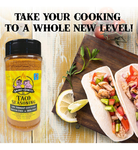 Condimento Para Tacos Smoke N Sanity - Condimentos Bajos En