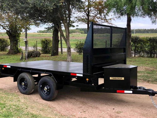 Imagen 12 de 17 de Trailer Para Pallet O Cajones 3.500kg Doble Eje Nuevos