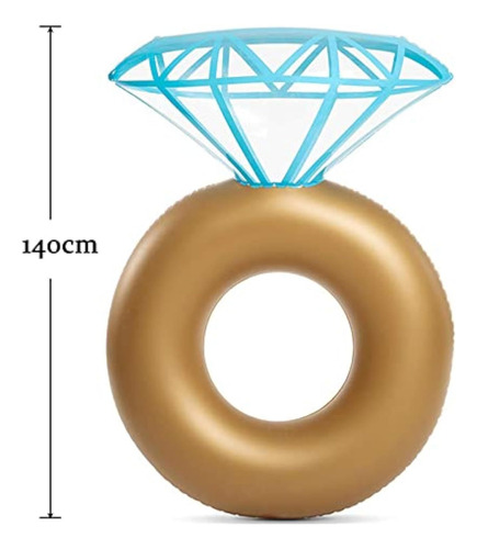 Salvavidas Anillo Compromiso Diamante Xl Despedida D Soltera