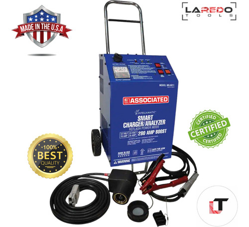 Cargador De Baterias De 6/12/24 Voltios Laredo Tools 6006agm