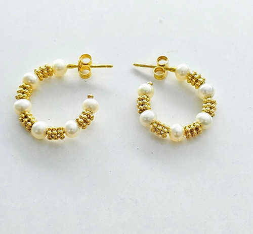 Aretes Oro 14k Italy X989 (Usado)