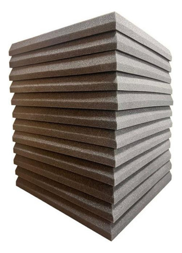 Espuma Acustica Lisa 50cmx50cmx5cm 15 Placas IMPAKTCOM