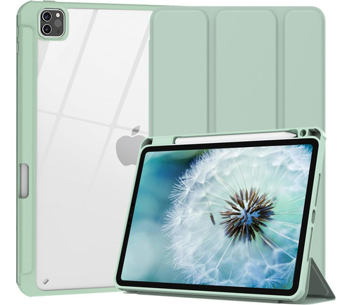 Estuche Para iPad Pro De 11 Cubierta Transparente Verde