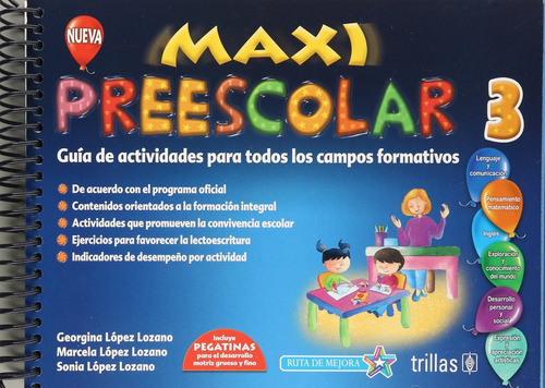 Maxi Preescolar Guía De Actividades 3 Para Todos Trillas