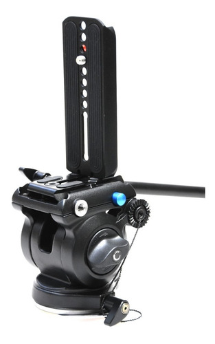 Imagen 2 de 10 de Platina Metalica P/ Camara En Vertical Rosca 1/4 T/ Barra L