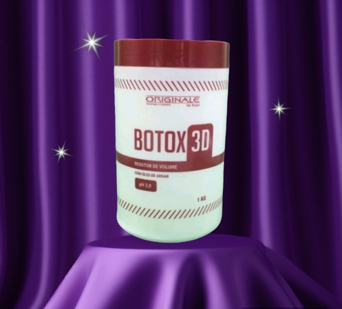 Botox 3d Redutor Volume C/óleo Marroquino Argan 1kg