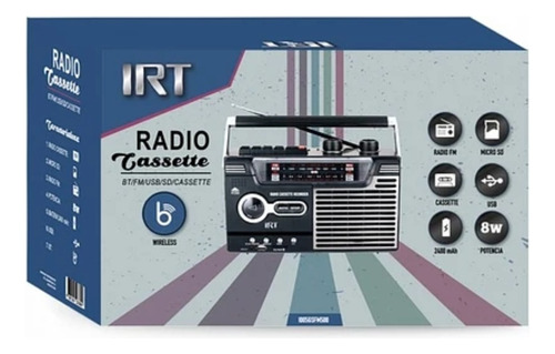 Radio Retro Irt Cassette