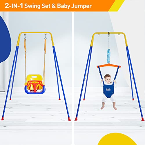 Funlio Juego De Columpio 2 En 1 Para Niños Pequeños Y Bebés,