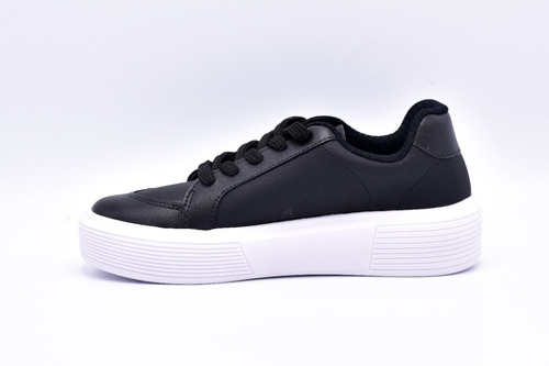 Zapatilla Urbana Negra Con Plataforma Mujer Beira Rio