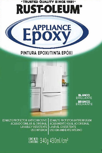 Imagen 2 de 5 de Esmalte Para Electrodomésticos Rustoleum Blanco Aerosol 340g