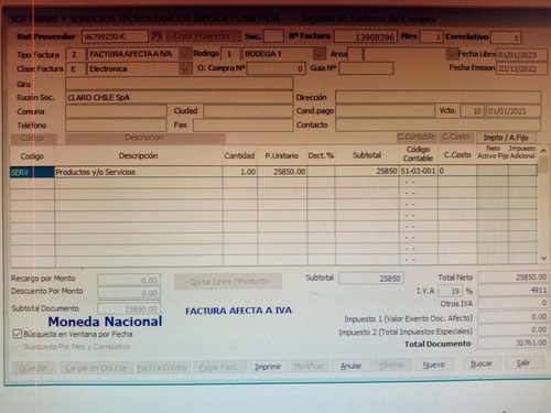 Software De Gestion De Compra-venta E Inventario Drysoft